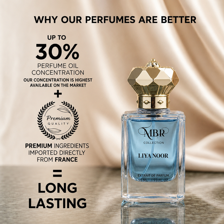 Liya Noor Premium Perfume 50ml for Men & Women | Long Lasting Extrait De Parfum