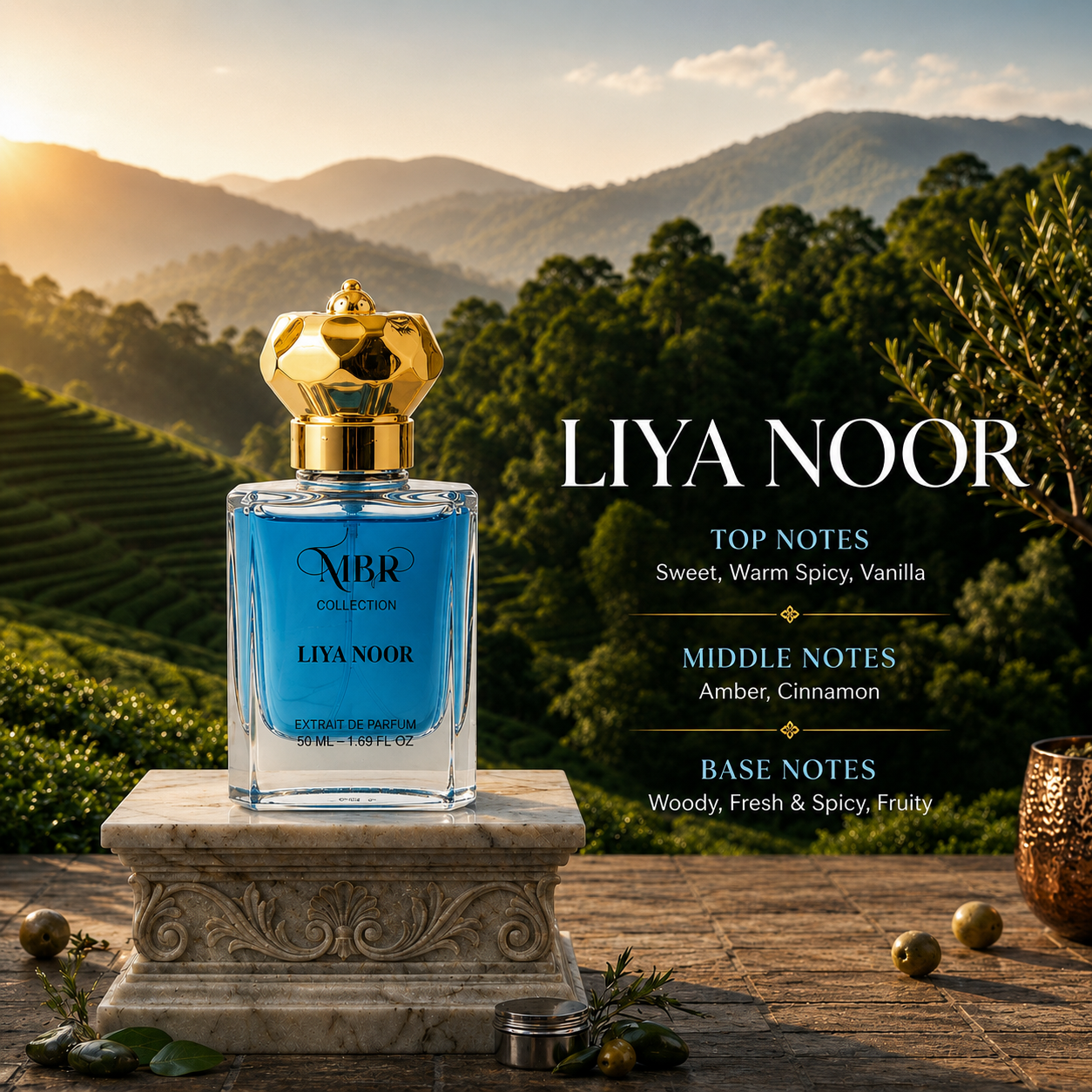 Black Oud, Ruhan & Liya Noor Premium Perfume Combo Set for Men & Women
