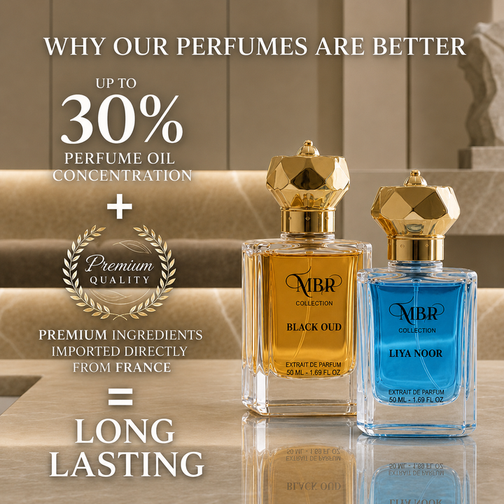 Black Oud & Liya Noor Premium Perfume Combo Set for Men & Women