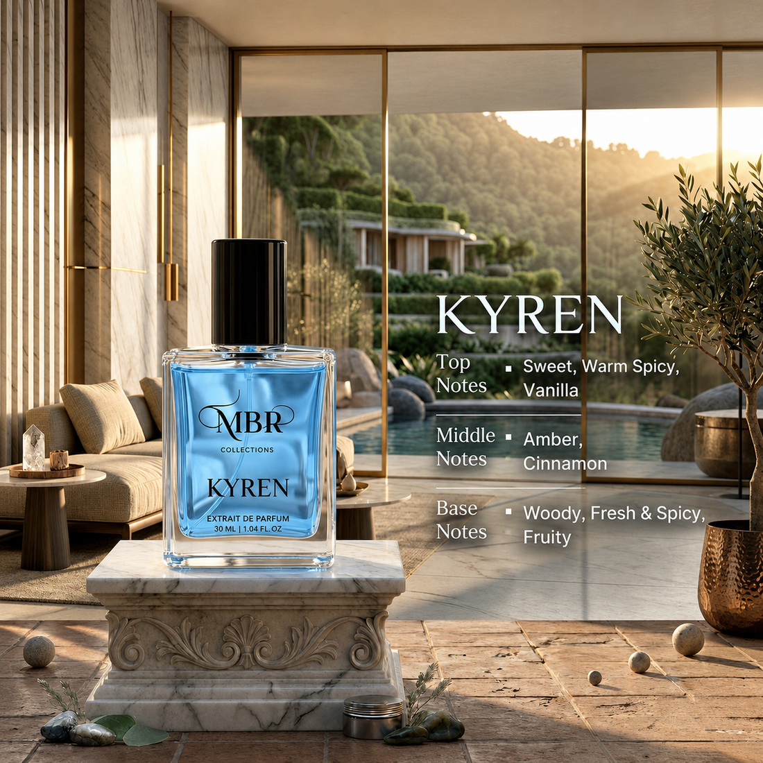 MBR Collections Kyren, Zyra and Vexa Premium Perfume 3 Combo Set each 30 ml| Long Lasting Unisex Fragrance Collection | Luxury Scent Gift Pack