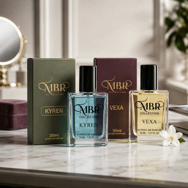 MBR Collections Kyren and Vexa Premium Perfume 2 Combo Set Each 30 ml| Long Lasting Unisex Fragrance Collection | Luxury Scent Gift Pack