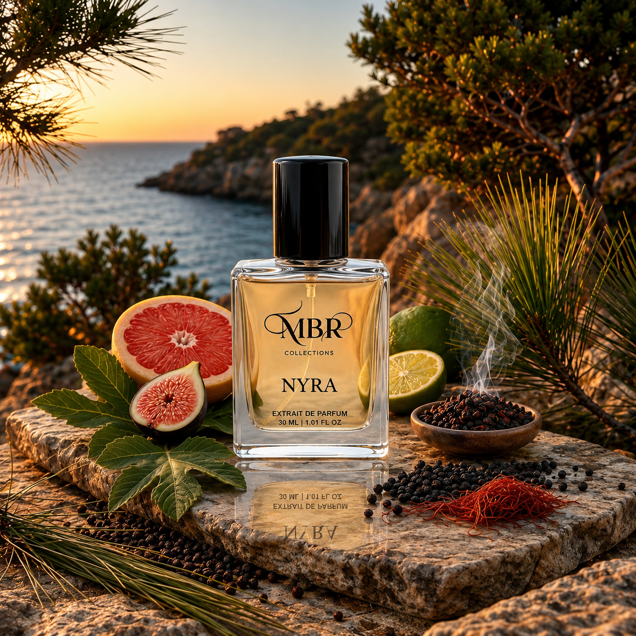 MBR Collections Nyra Premium Perfume 30 ml | Long Lasting Unisex Fragrance Collection | Luxury Scent Gift Pack