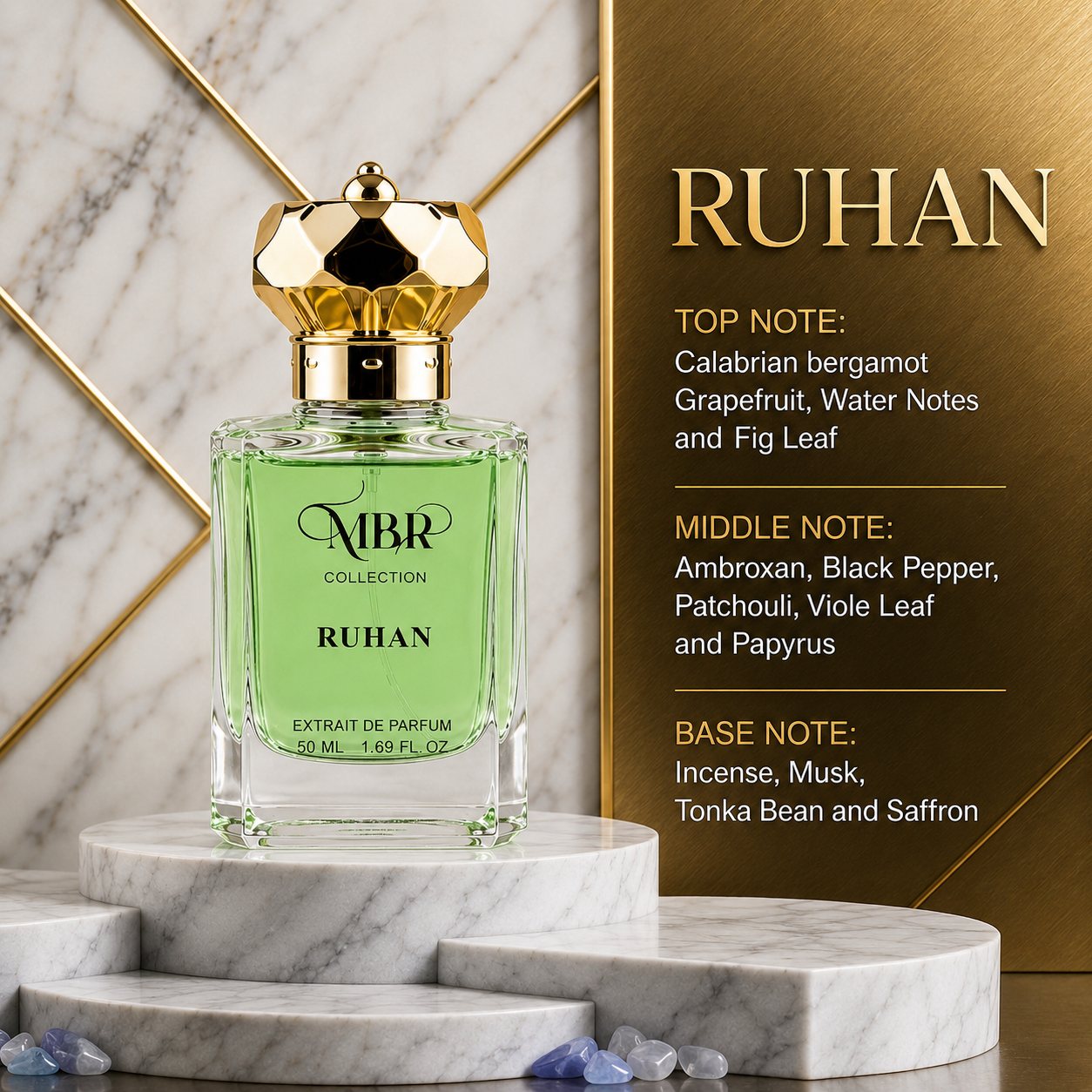 Black Oud, Ruhan & Liya Noor Premium Perfume Combo Set for Men & Women