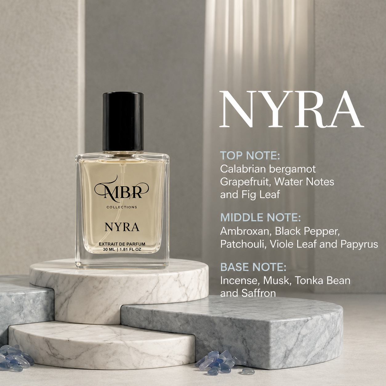 MBR Collections Kyren, Zyra, Vexa & Nyra Premium Perfume Combo Set Each 30ml | Long Lasting Unisex Fragrance Collection | Luxury Scent Gift Pack