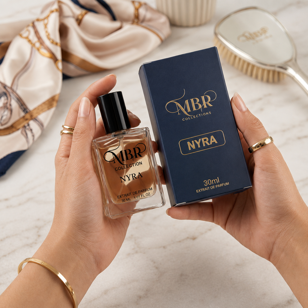 MBR Collections Kyren, Zyra, Vexa & Nyra Premium Perfume Combo Set Each 30ml | Long Lasting Unisex Fragrance Collection | Luxury Scent Gift Pack
