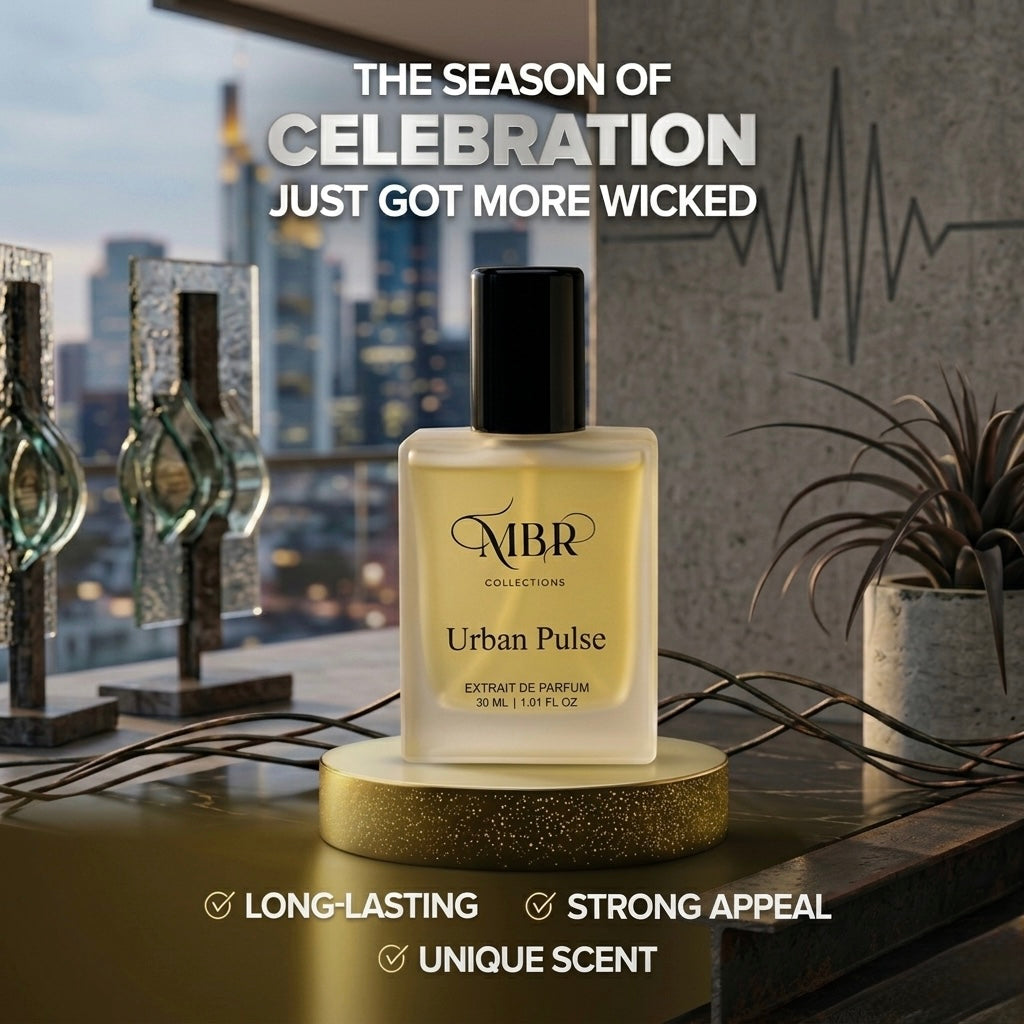 MBR Collections Silver Breeze & Urban Pulse Combo | Extrait De Parfum | Long Lasting Premium Fragrance Set | Men & Unisex Perfume | Amber Fougere & Fruity Floral Woody Scents