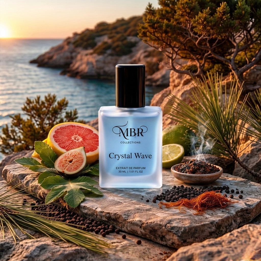 MBR Collections Silver Breeze 30 ml & Crystal Wave 50 ml Combo | Extrait De Parfum | Long Lasting Premium Fragrance Set | Men & Unisex Perfume | Fresh, Spicy & Aquatic Scents