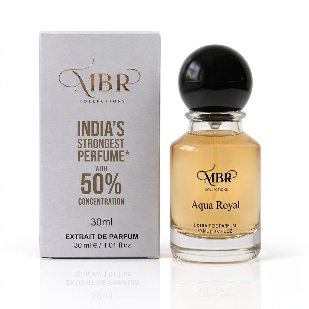 Premium India's First Strongest Extrait De Perfume Aqua Royal 30 ml | Long Lasting Unisex Luxury Fragrance | Fresh Lavender Floral Scent | Cedarwood & Musk Base | Compact Daily Wear