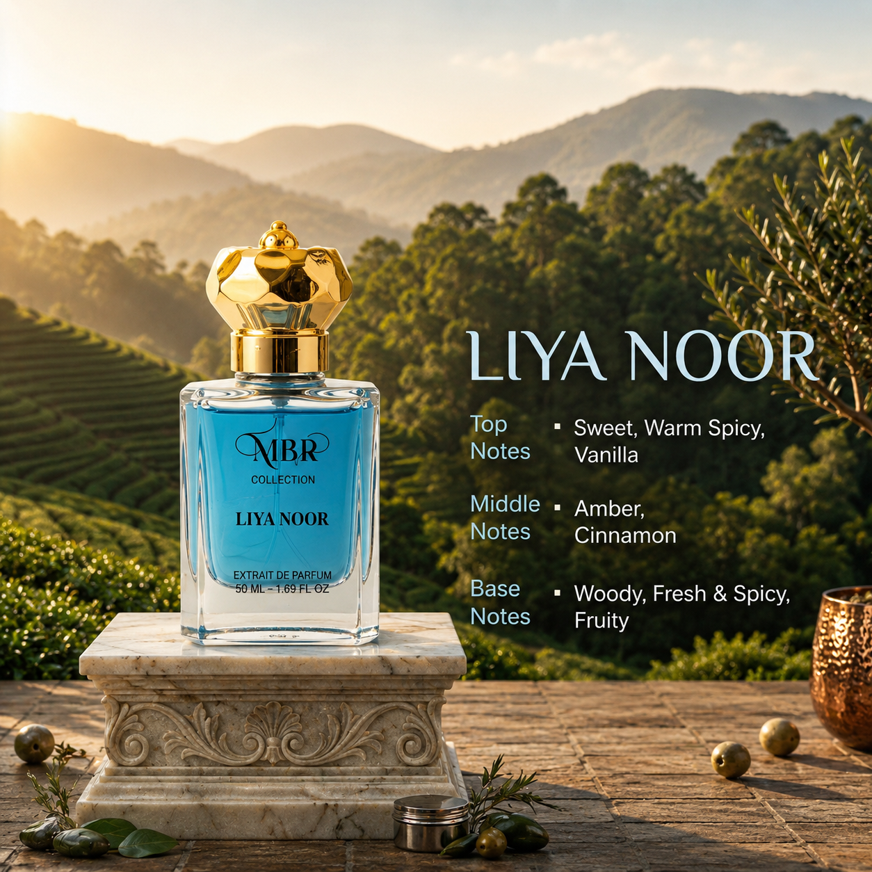 Black Oud, Ruhan & Liya Noor Premium Perfume Combo Set for Men & Women