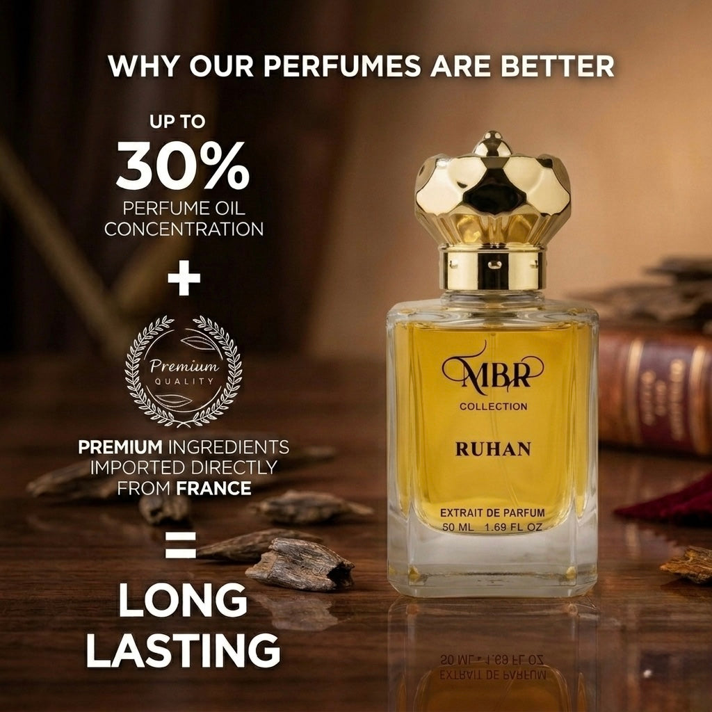 Black Oud, Ruhan & Liya Noor Premium Perfume Combo Set for Men & Women