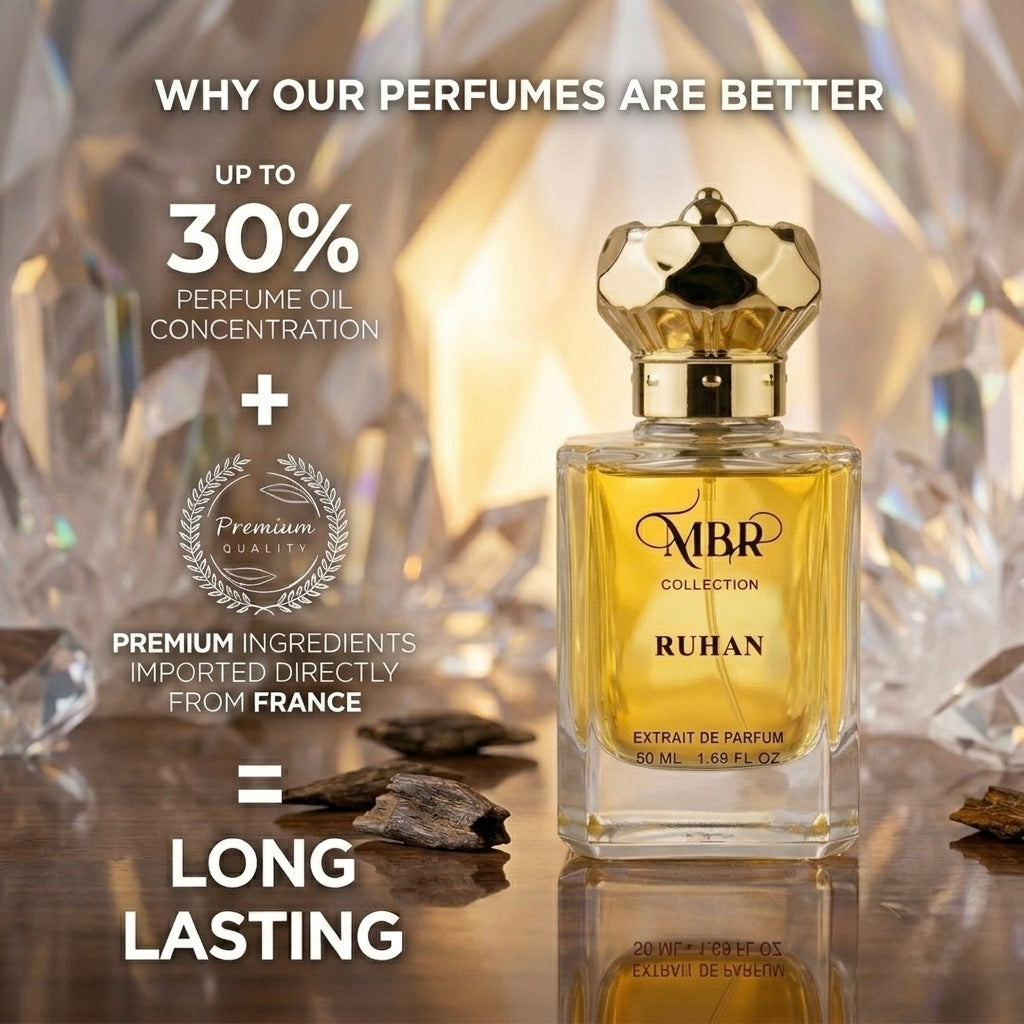 Black Oud, Ruhan & Liya Noor Premium Perfume Combo Set for Men & Women