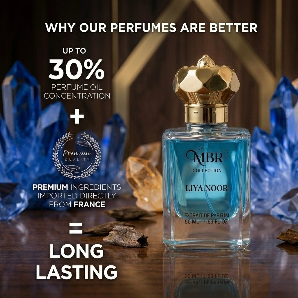 Black Oud, Ruhan & Liya Noor Premium Perfume Combo Set for Men & Women