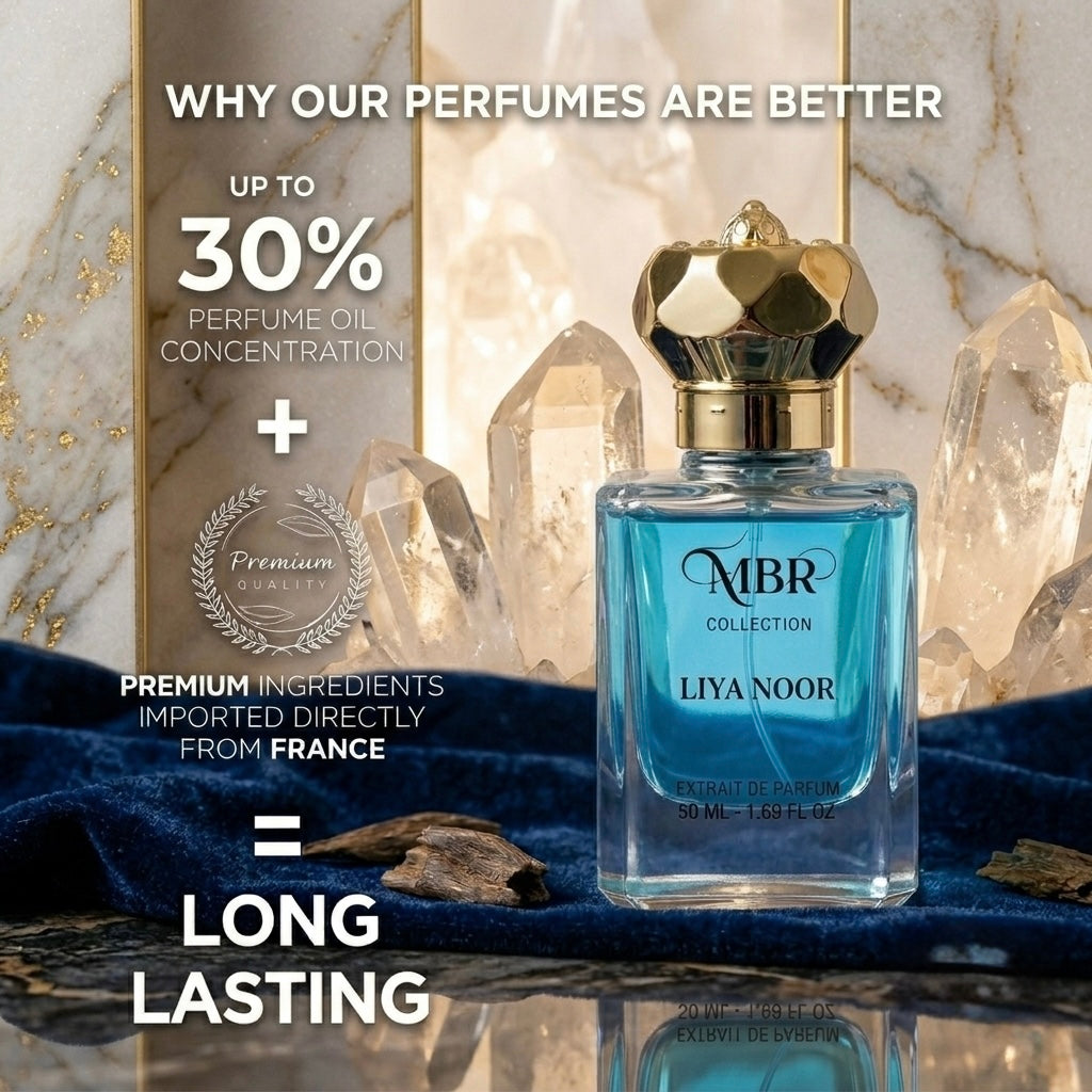 Liya Noor Premium Perfume 50ml for Men & Women | Long Lasting Extrait De Parfum