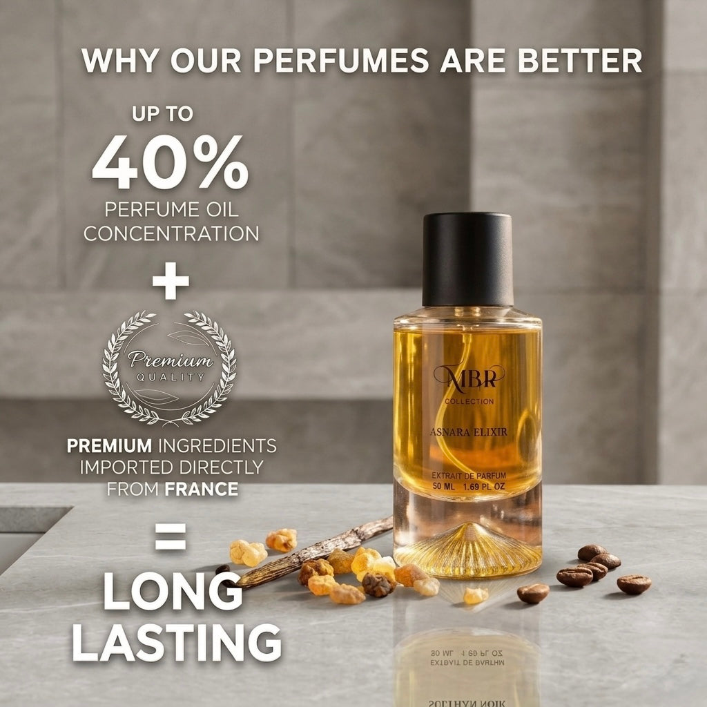 Asnara Elixir Premium Perfume 50ml for Men & Women | Long Lasting Extrait De Parfum